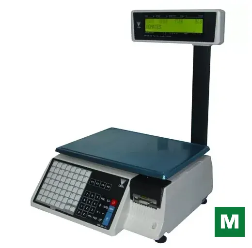 Váha s tiskem DIGI SM 100 P cejchovaná- starší
