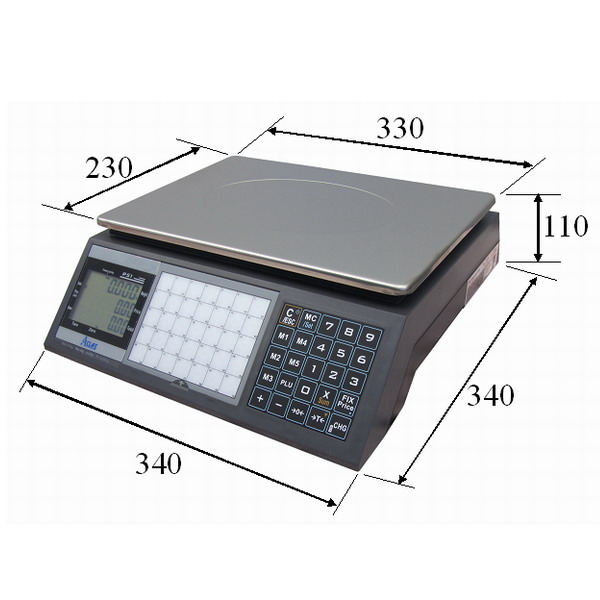 Obchodní váha ACLAS PS1B ... 6;15kg / 2;5g